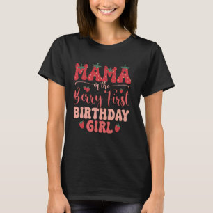 Mamma och Pappa Mamma Berry, första födelsedagssta T Shirt