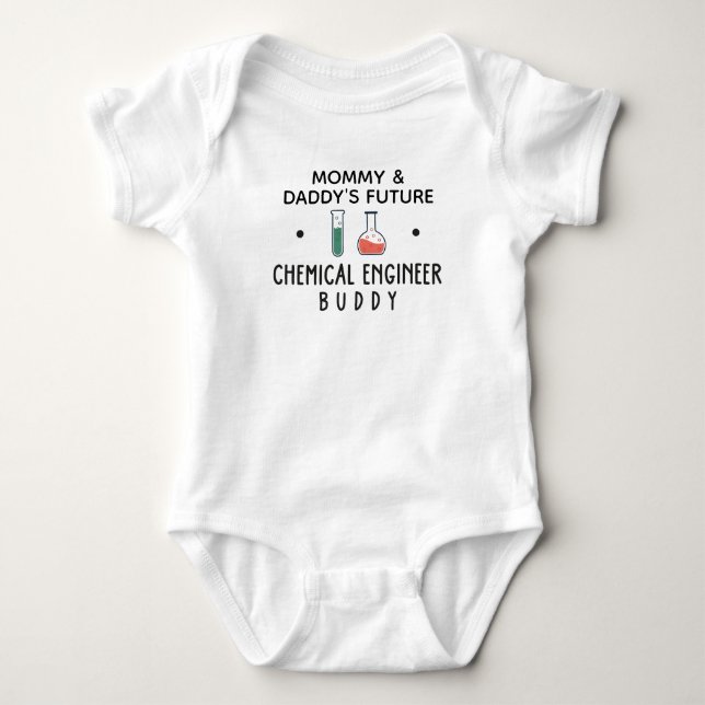 Mamma och Pappas framtida kemiteknikkompis T Shirt (Framsida)