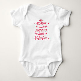 Mamma och pappas lilla valentin t shirt