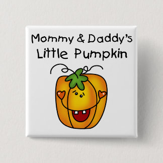 Mamma och Pappor Pumpkin Tshirts och Gifts Knapp