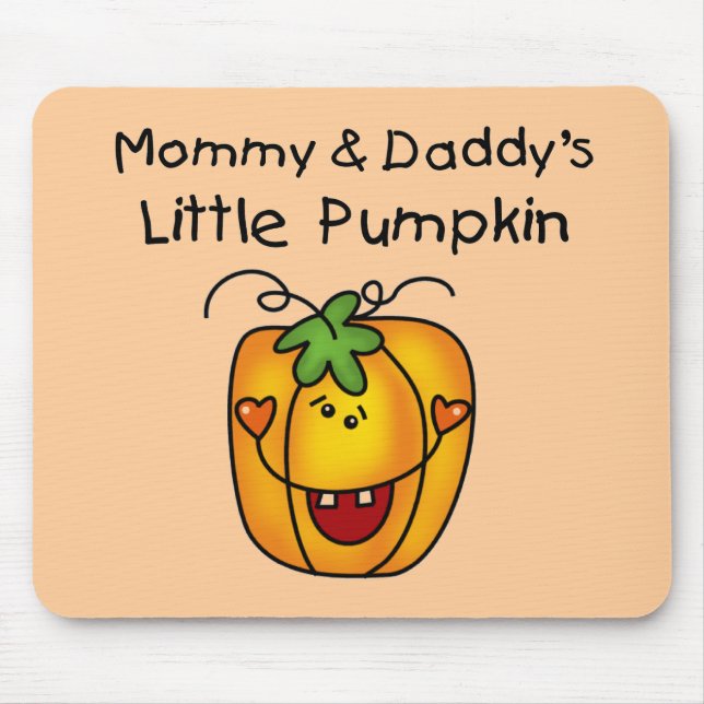 Mamma och Pappor Pumpkin Tshirts och Gifts Musmatta (Framsidan)