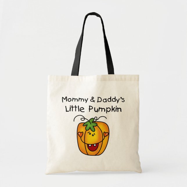 Mamma och Pappor Pumpkin Tshirts och Gifts Tygkasse (Framsidan)