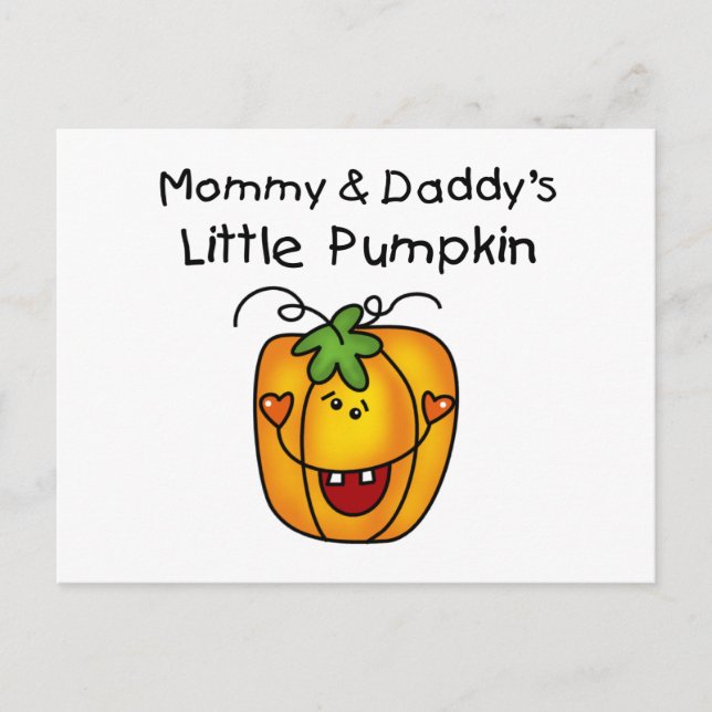 Mamma och Pappor Pumpkin Tshirts och Gifts Vykort (Framsida)