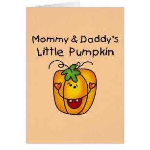 Mamma- och papporpumpaTshirts och gåvor Hälsningskort