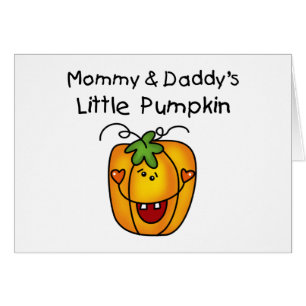 Mamma- och papporpumpaTshirts och gåvor Hälsningskort