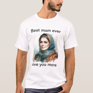 mamma- och textskjorta t shirt