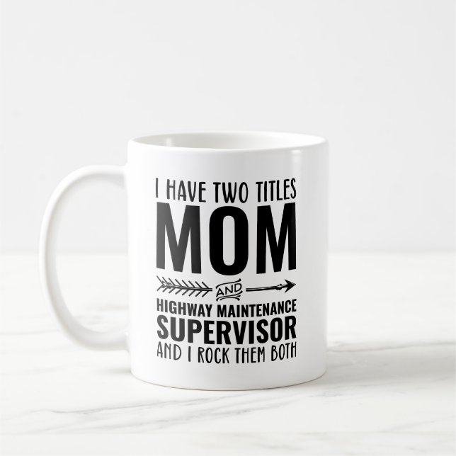 Mamma och trafiksäkerhetsansvarig ansvarig kaffemugg (Vänster)