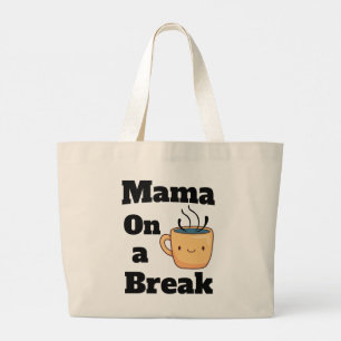 Mamma om ett Mors dag-gift för kaffebrösten Cute B Jumbo Tygkasse