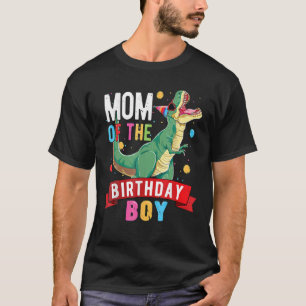 Mamma om födelsedagspojken för kvinnor Trex födels T Shirt