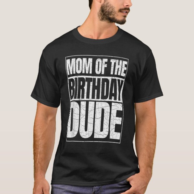 Mamma om födelsedagstjuren Mors dag stoltserar Mam T Shirt (Framsida)