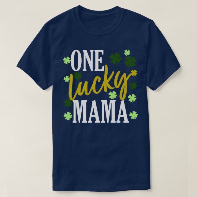 mamma om lyckad patriarkdag t shirt (Design framsida)