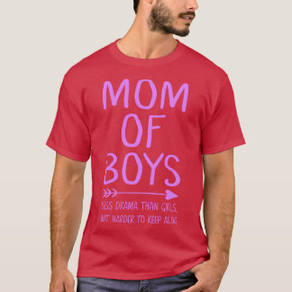 Mamma om pojkar mindre dramatiska än flickor men s t shirt
