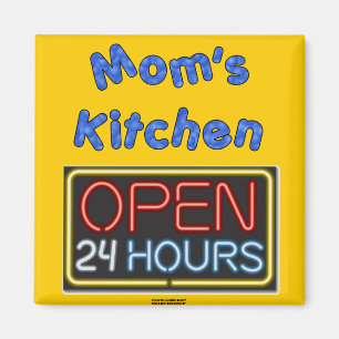 Mamma Open 24 timmar Magnet