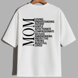 Mamma Ord Art T-Shirt - Loving Mors dag Gift