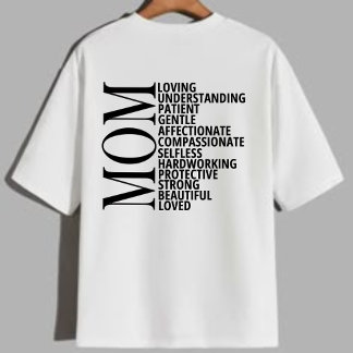 Mamma Ord Art T-Shirt - Loving Mors dag Gift