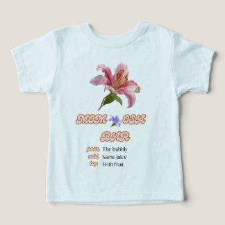 Mamma osa barskylt blommig rosa utskrivbar t shirt