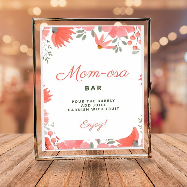 Mamma-osa Pub A Little WildblommGirl Baby Shower Poster (Skapare uppladdad)