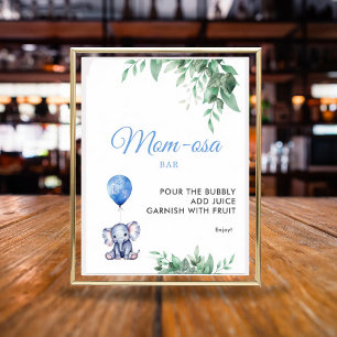 Mamma-osa pub.. Det är en barnskötare för barn Poster