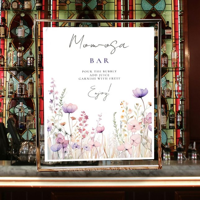 Mamma-osa Pub Meadow Wildblomme Baby Shower Woodla Poster (Skapare uppladdad)