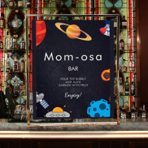 Mamma-osa Space Boy Planets Astronaut Baby Shower