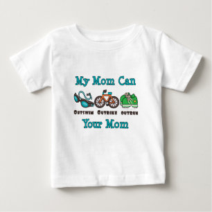 Mamma Outsimfare Outcycle Outrun Triathlon Infant  T-shirt