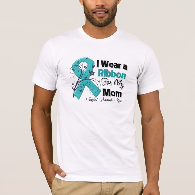 Mamma - Ovarian Cancer Ribbon Tröja (Framsida)