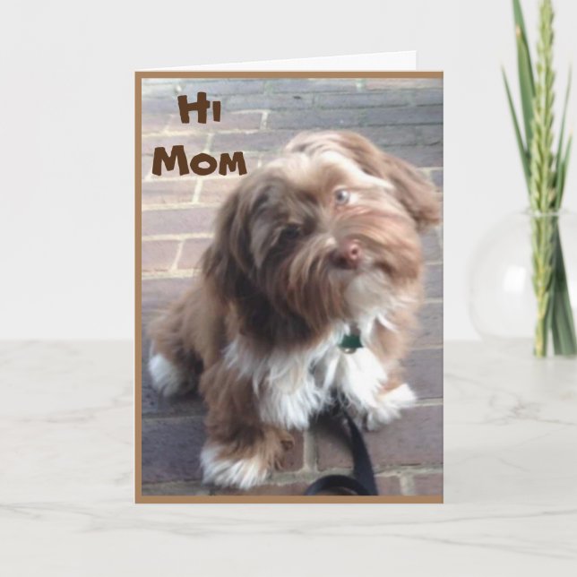 **MAMMA** PÅ BIRTHDAG FRÅN UNGA BARN KORT (Framsida)