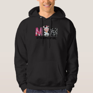 Mamma på födelsedagen för unga kupéer hoodie