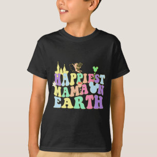 Mamma på jorden Groovy Roligt Mamma Mamma Mors dag T Shirt