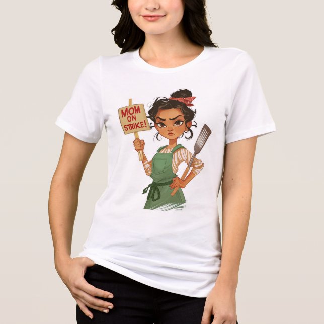 Mamma på Strejka T Shirt (Framsida)