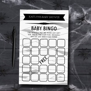 Mamma på väg Halloween Baby Shower Bingo-spel