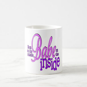 Mamma på yttersidan - klassikervitmugg kaffemugg