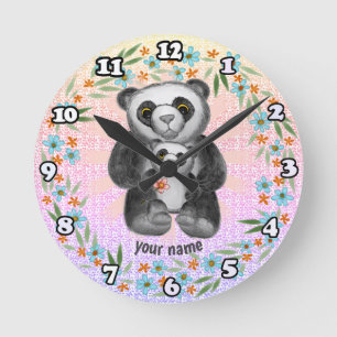 Mamma Panda Bear Kärlek klocka