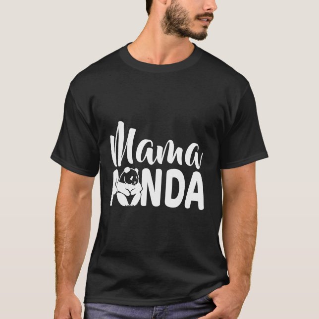 Mamma Panda for Mamma T Shirt (Framsida)
