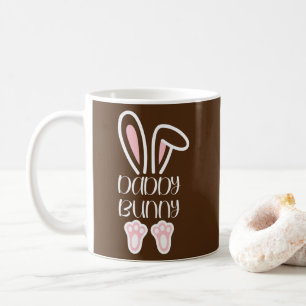 Mamma pappa Bunny Påsk Day Pappa Gravid Mamma Kaffemugg