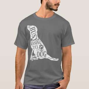 Mamma Pappa Busy Raising My Hundägare Funny Puppy T Shirt