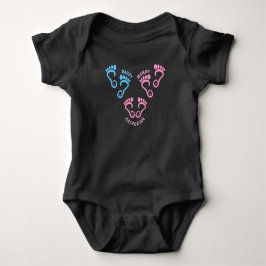 Mamma Pappa Dotter Fotspår T Shirt