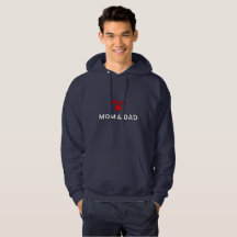 Mamma & Pappa Hoodie | Kärlek-design för upplyst f