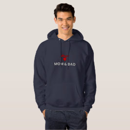 Mamma & Pappa Hoodie | Kärlek-design för upplyst f