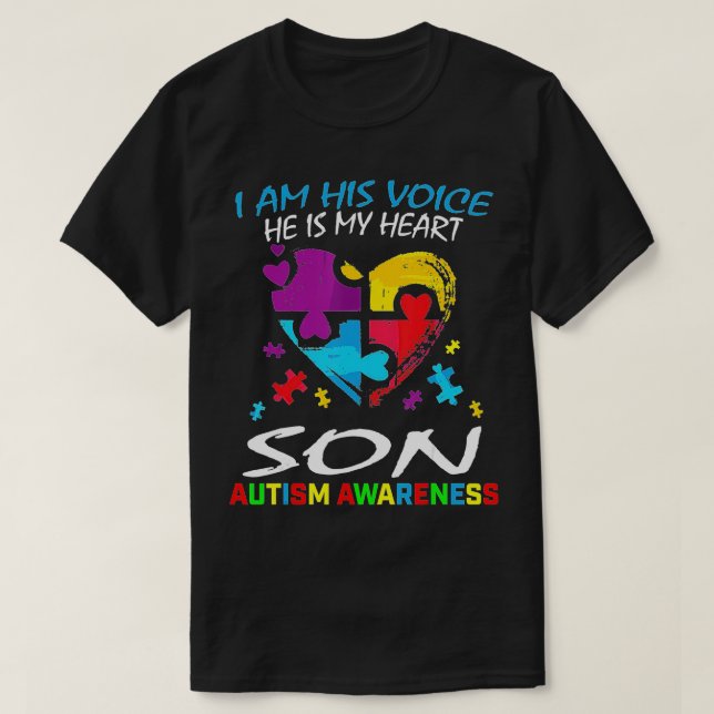 Mamma Pappa, jag är hans röst.. han är min hjärsäs T Shirt (Design framsida)