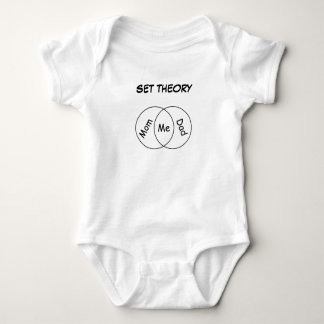 Mamma Pappa, jag ställer in teoriet Baby Bodydräkt T Shirt