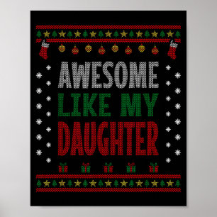 Mamma Pappa jul - Roligt fantastisk som min dotter Poster