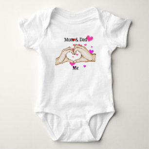 Mamma & Pappa kärlek me T Shirt