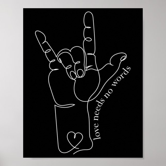 Mamma Pappa Kids Autism Awareness Teacher Sped Döv Poster (Framsidan)