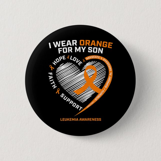 Mamma Pappa Leukemia Awareness Son Leukemia Awaren Knapp (Framsida)