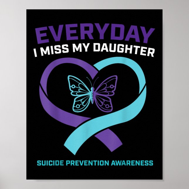 Mamma Pappa Miss Suicide Awareness Prevention Poster (Framsidan)