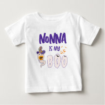 Mamma Pappa Nonna är min Boo-söta Halloween vit