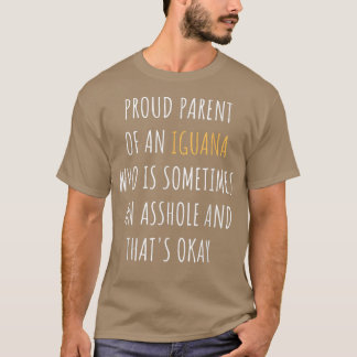 Mamma pappa till Funny Proud Iguana Parent Pappa M T Shirt