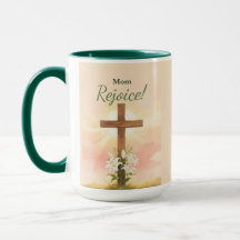 Mamma Påsk Gläd dig Kors och Liljor