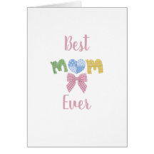 Mamma Patchwork Mors dag Födelsedagsgratulationsko